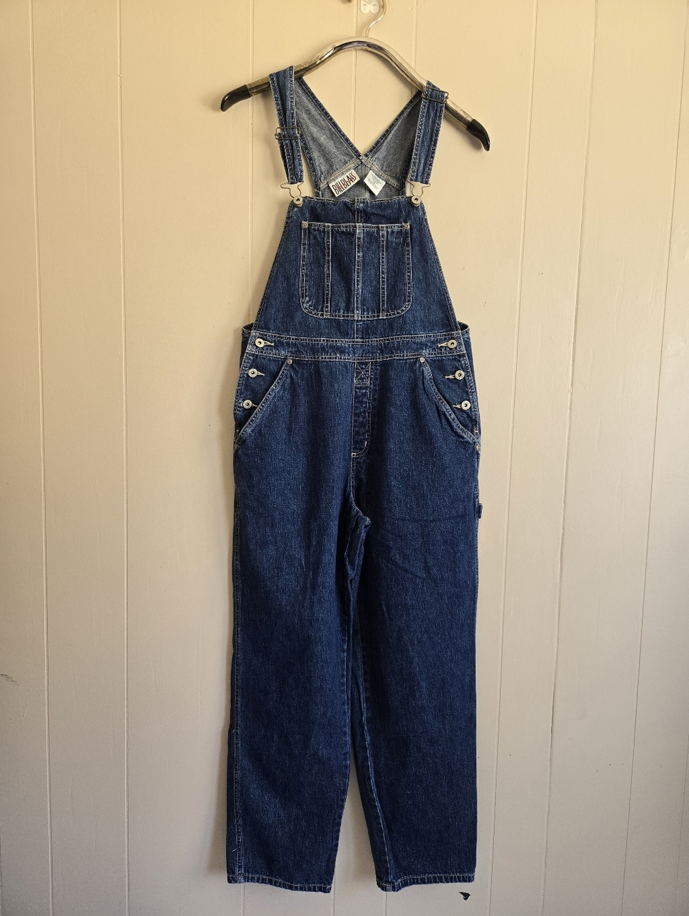 Vintage Bill Blass Jeans Denim Jean Overalls Blue 100% Cotton 90s Nostalgia M